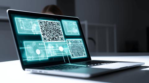 The definition of a QR code
