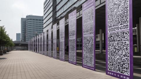 QR codes placements