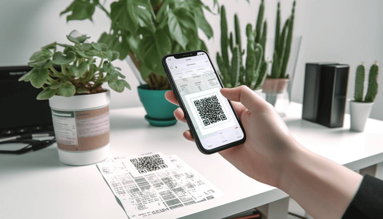 Scan a QR code