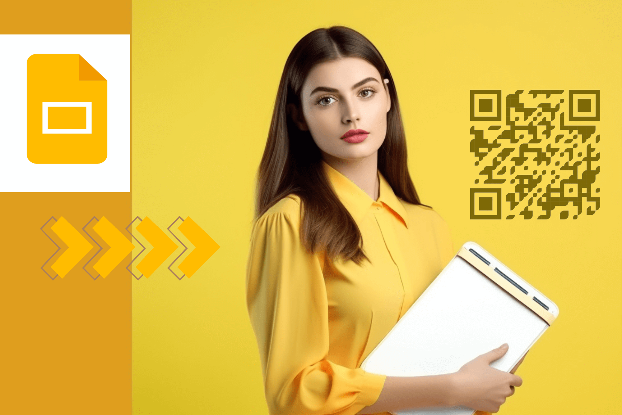 Slides in QR code