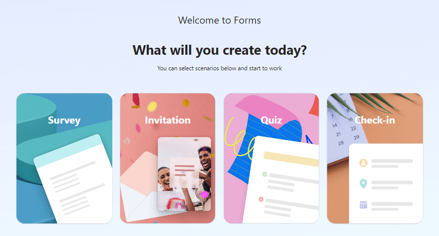 Microsoft Forms QR code generator