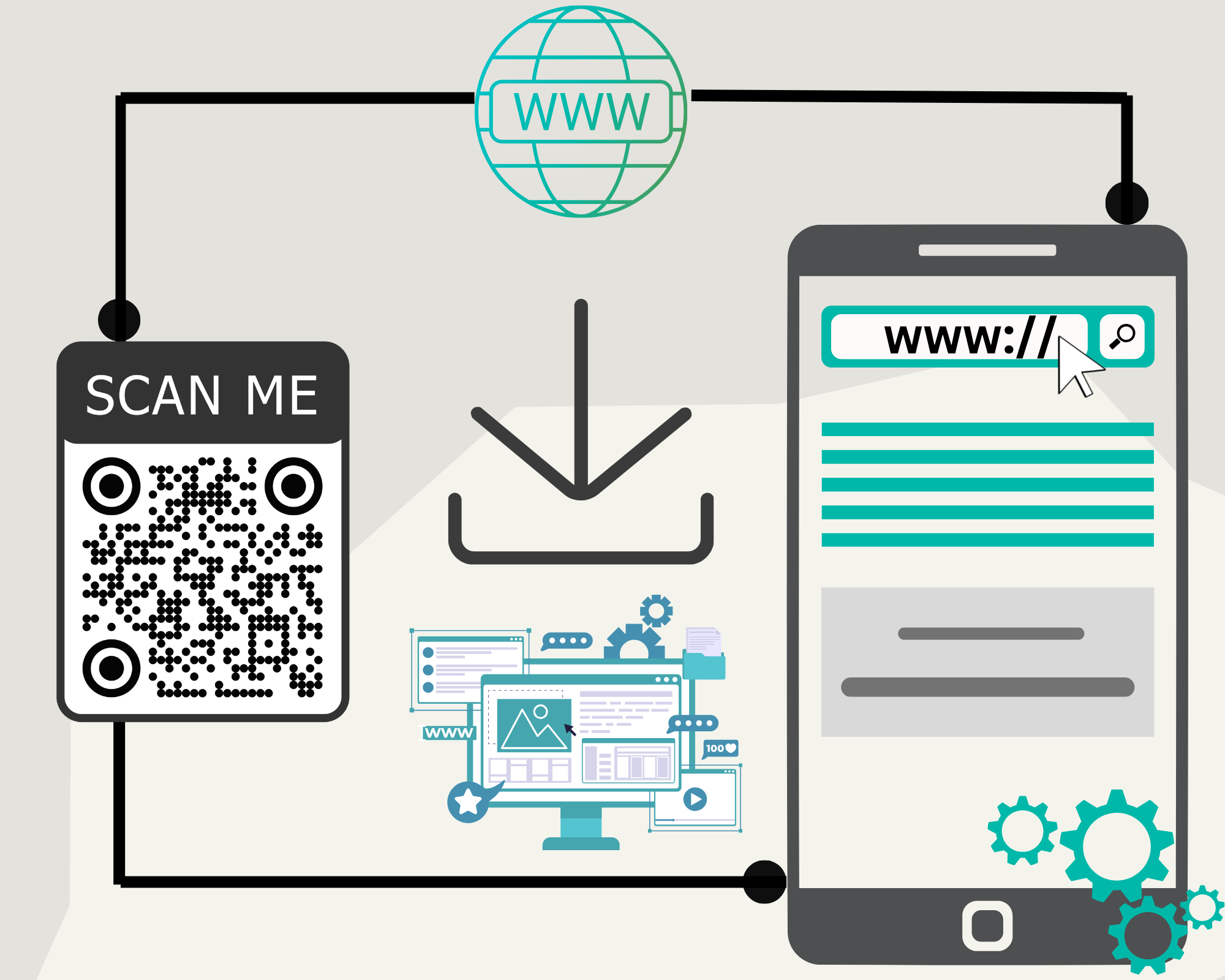 QR code for URL