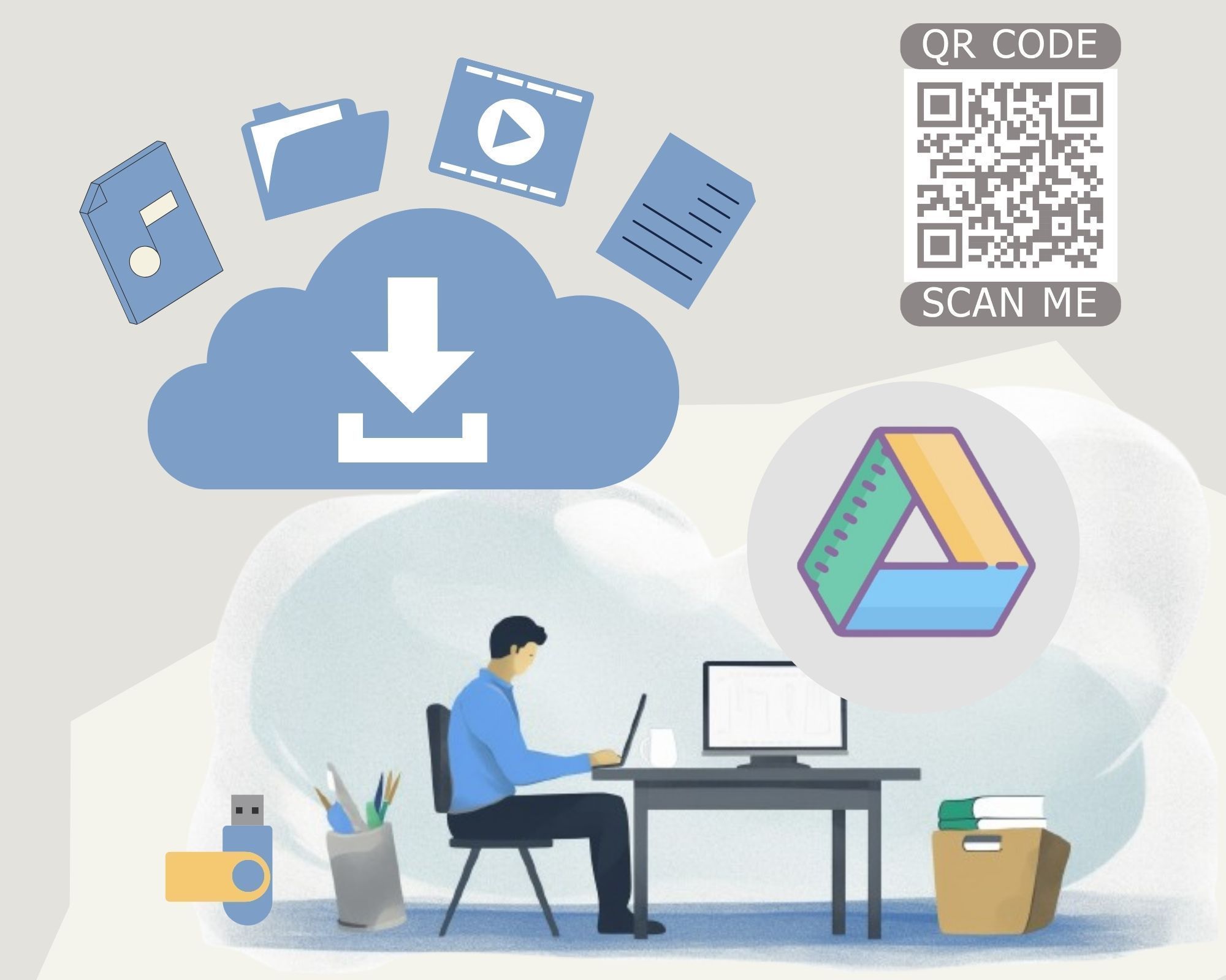 QR code for Google Drive