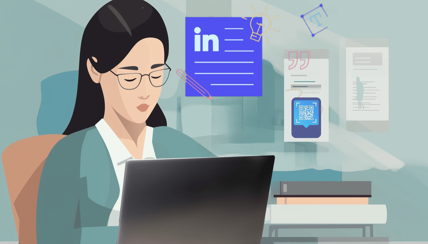 LinkedIn QR code benefits