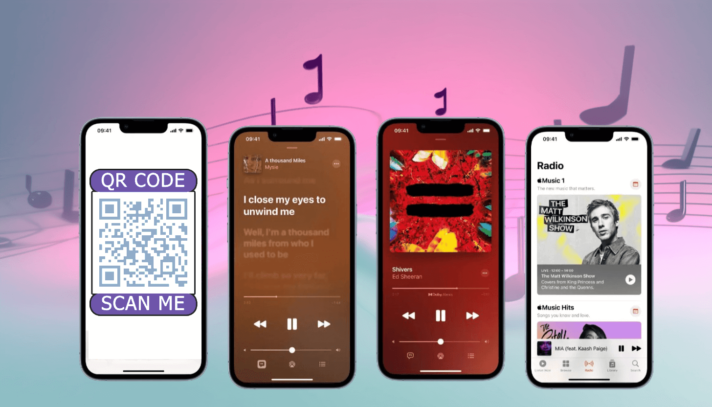Apple Music QR codes
