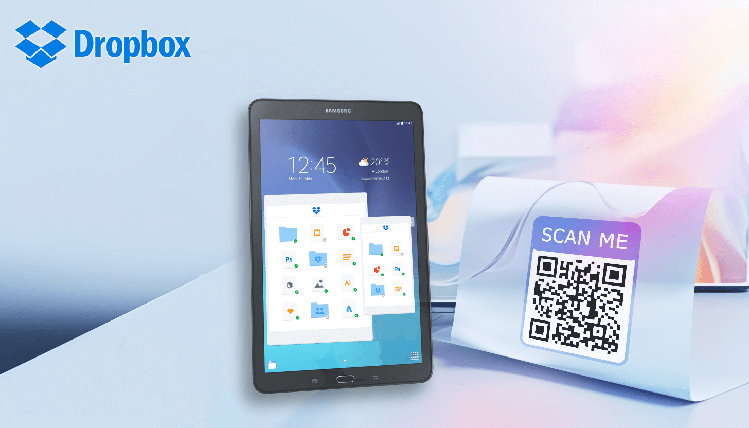 Dropbox QR codes