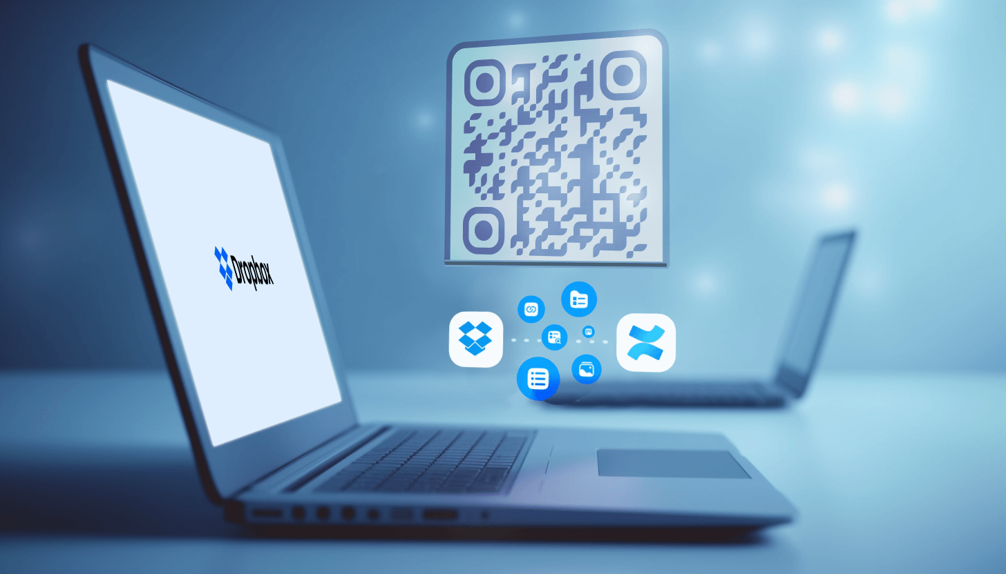 QR codes for Dropbox