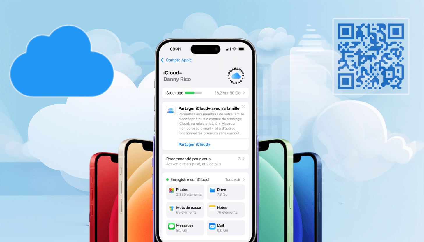 Get iCloud QR codes