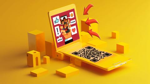 Replace a link in a QR code