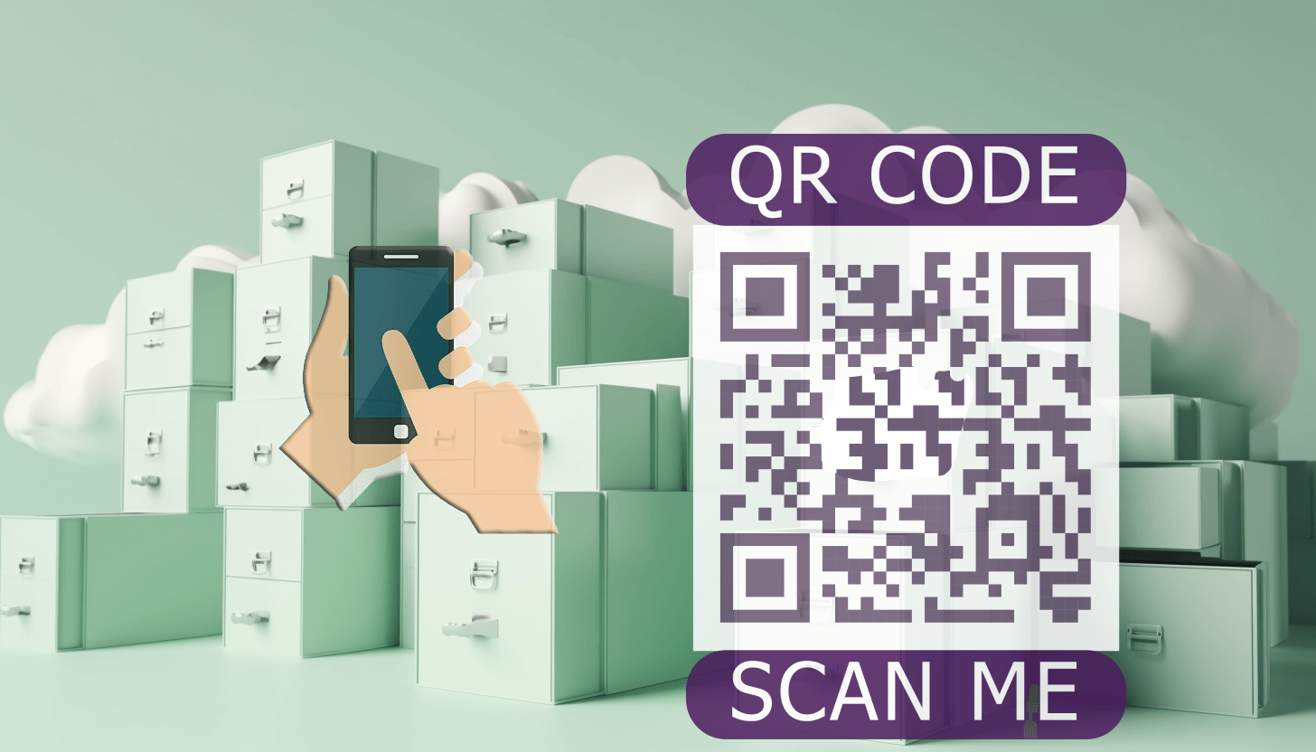 Adding files to a QR code