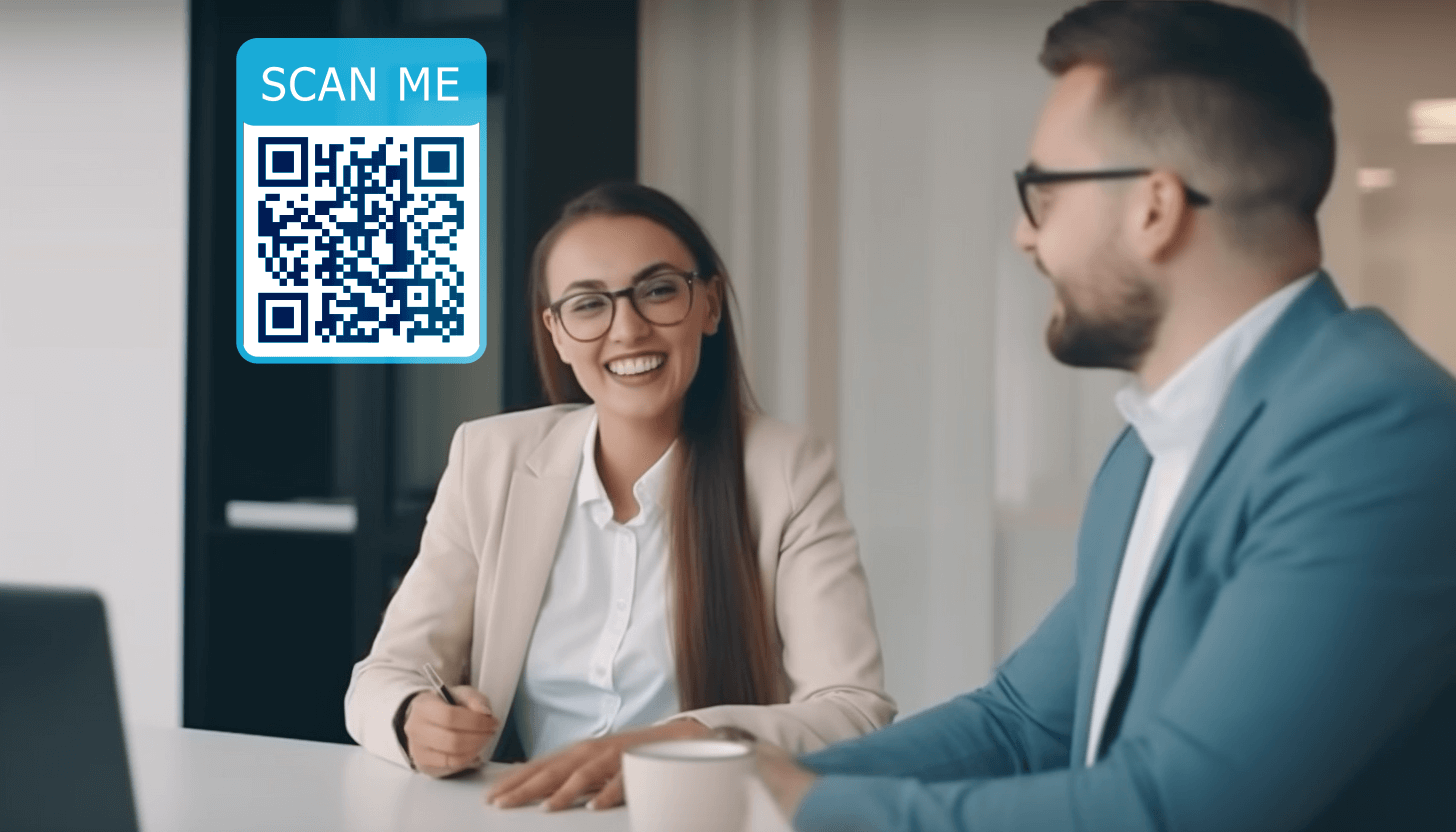 Optimized communication with URL QR codes