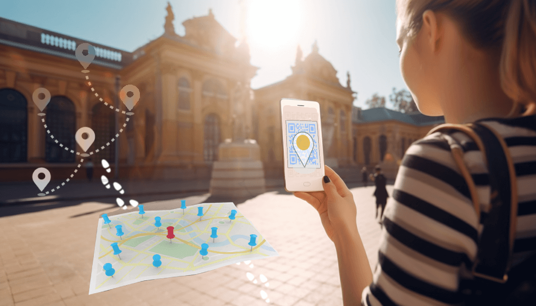 Traveling with QR codes