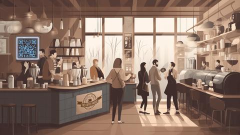 QR codes for coffee shops