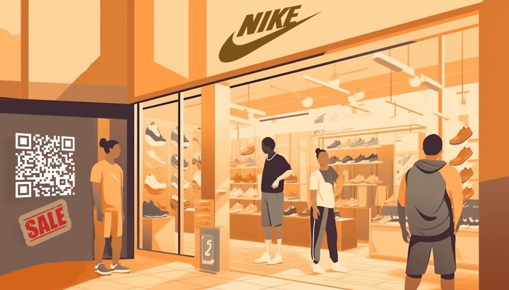 QR codes in shopping
