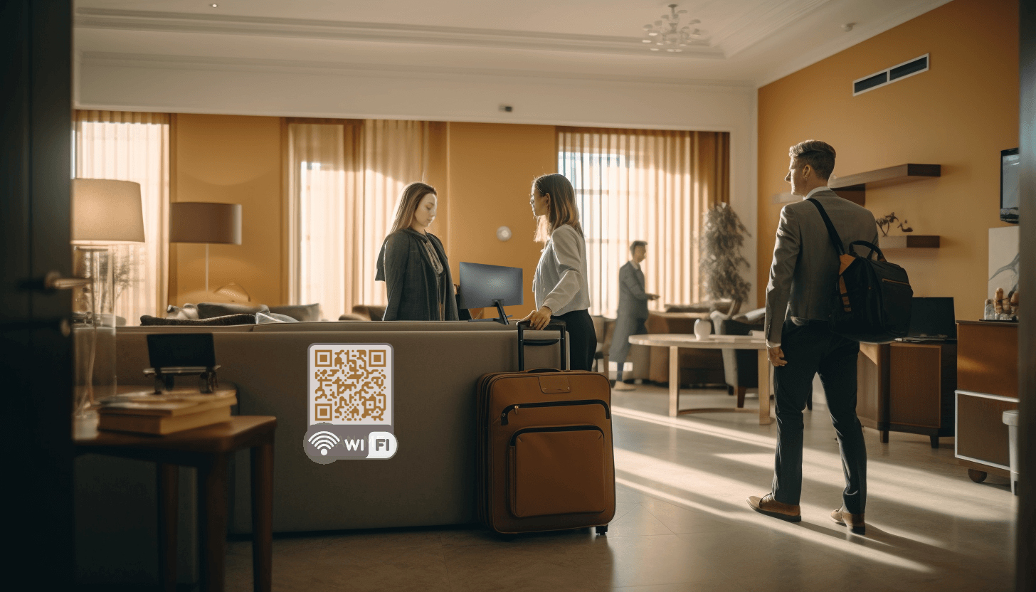 Wi-Fi QR codes in hotels