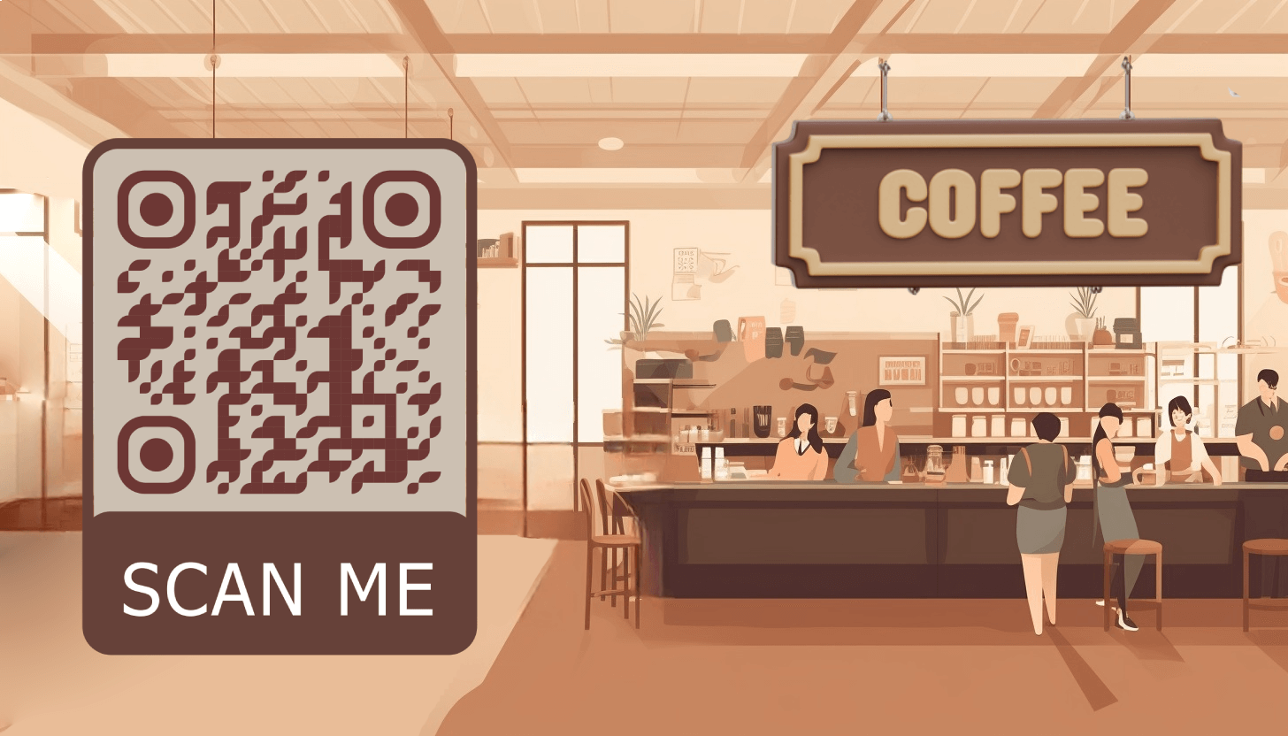Cafe QR code
