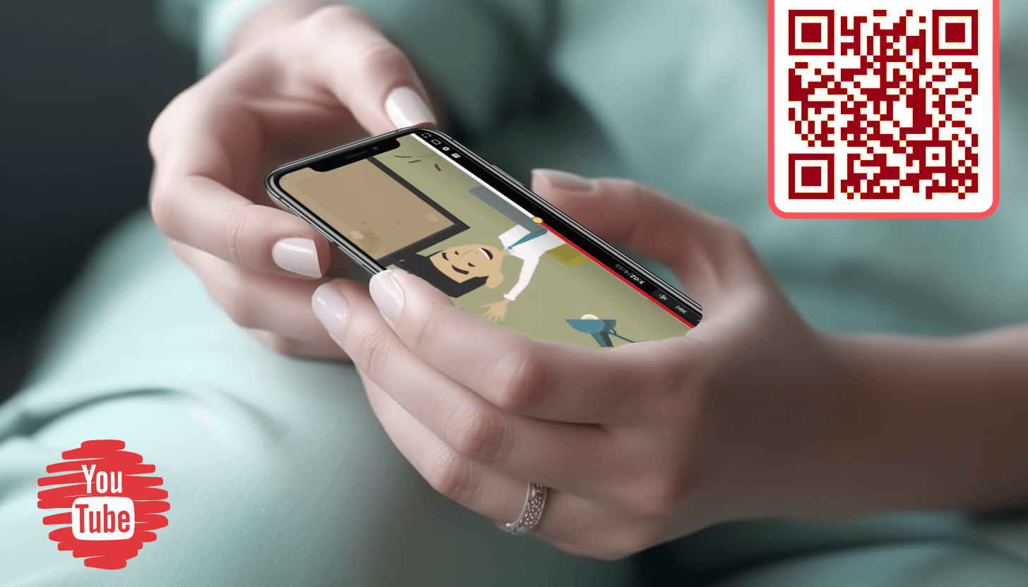 YouTube video to a QR code