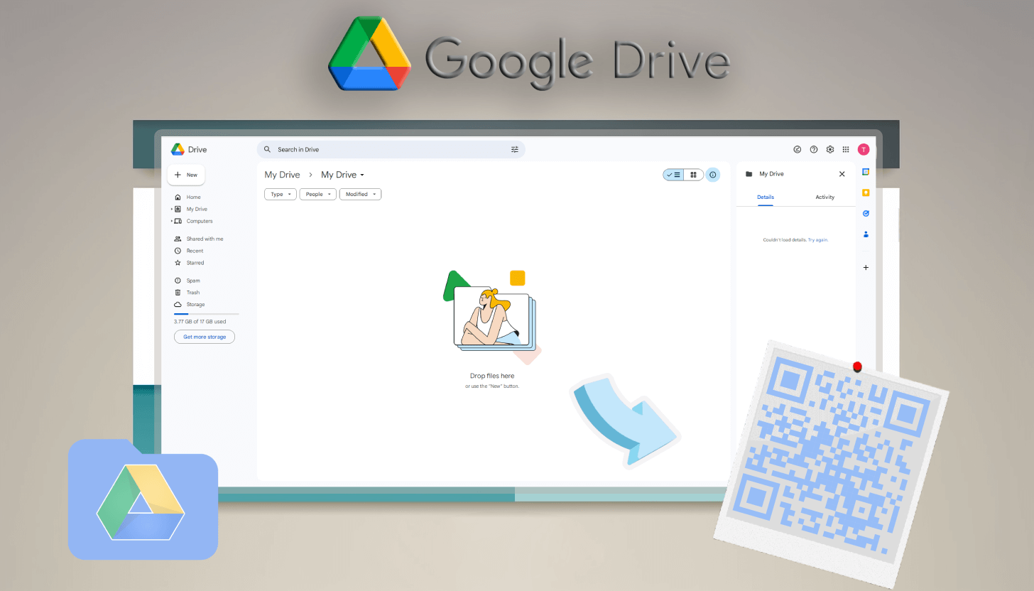 Google Folder to a QR code