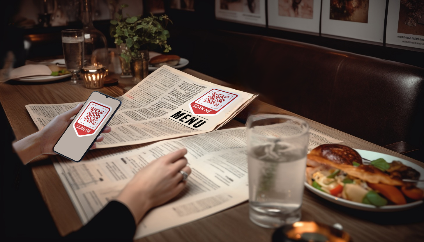 QR code with menu