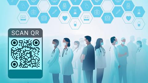 Healthcare with QR codes