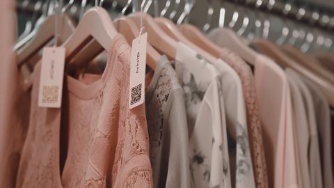 Clothes with QR codes
