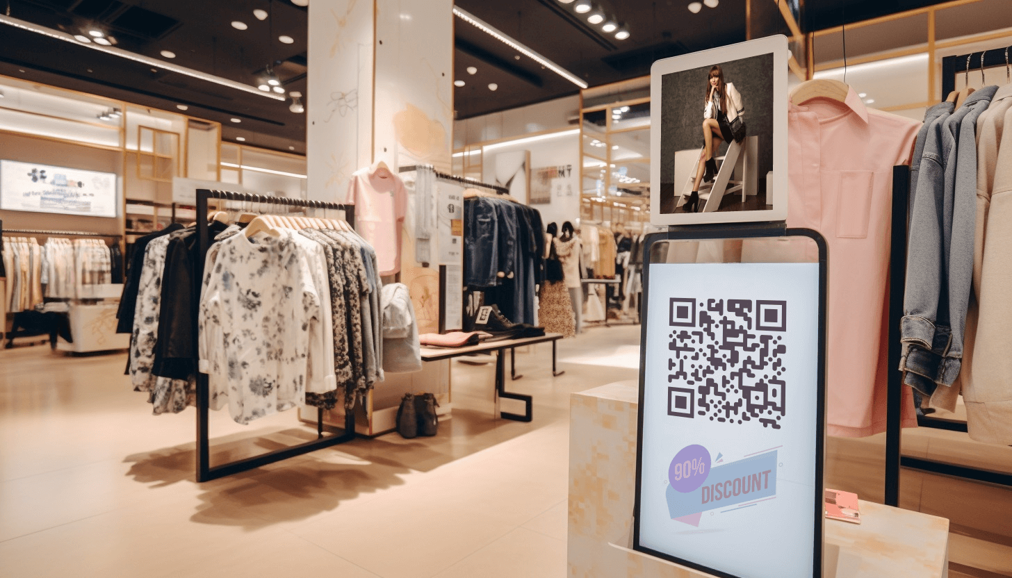 Sales in stores with QT codes