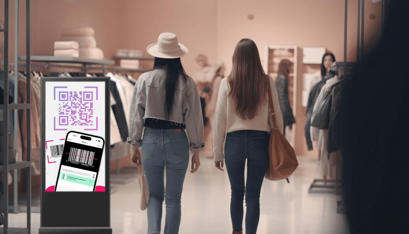Better shopping experience with QR codes
