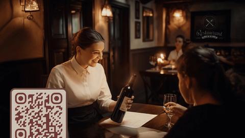 QR codes in restaurants