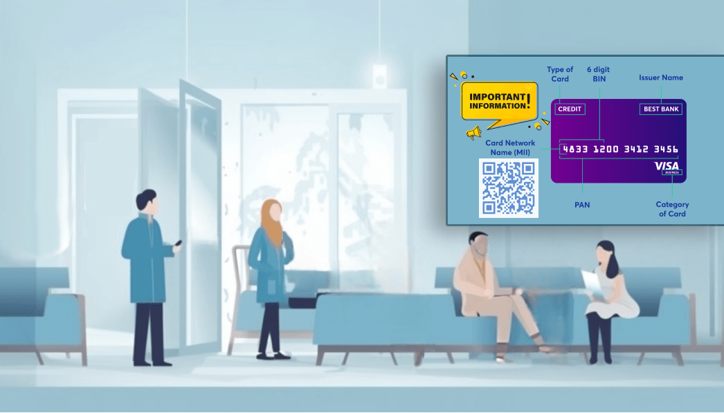 Modern banks with QR codes