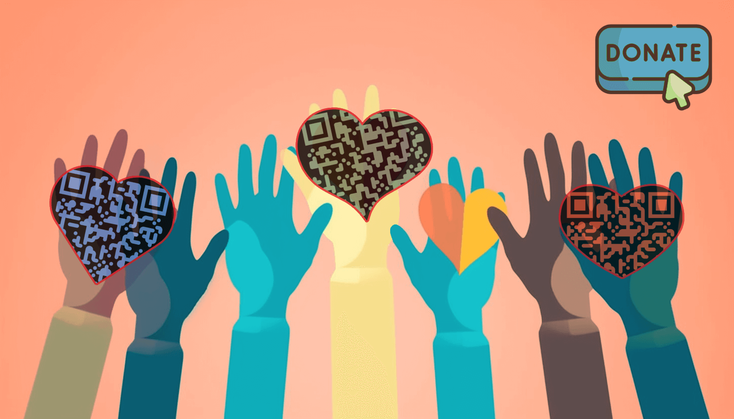 Donations via QR codes