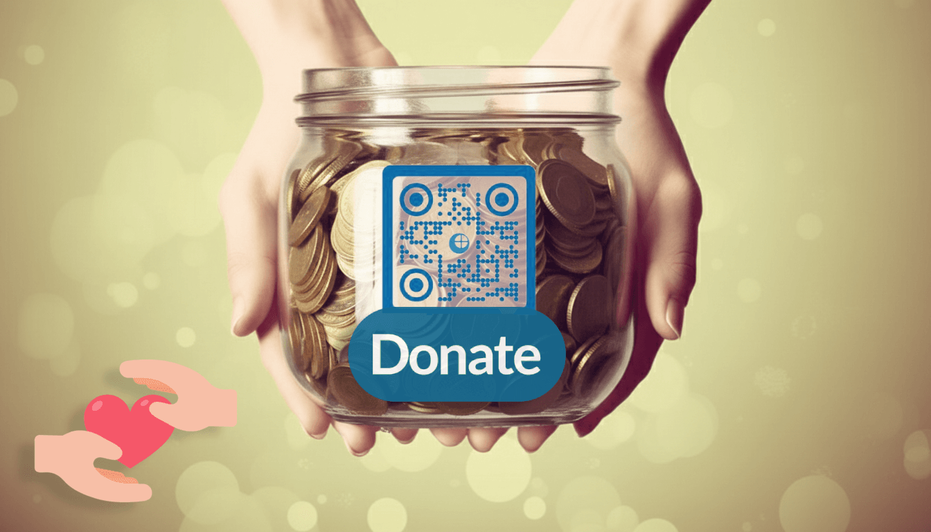 Social help with a QR code