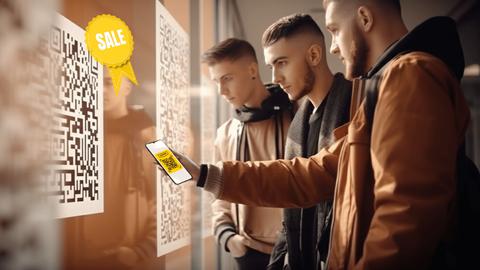 Scanning behavior an QR codes