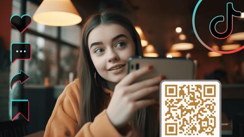 TikTok QR codes users