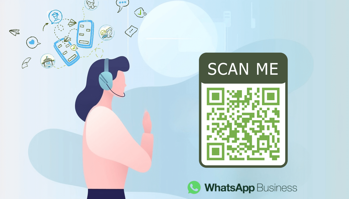 QR code with WhatsApp 