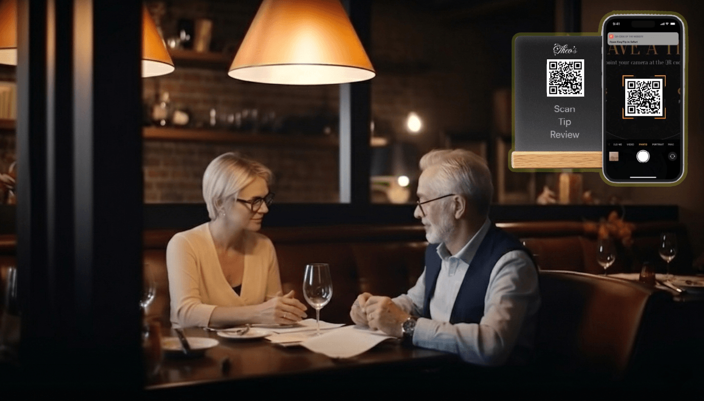 Pay with a QR code