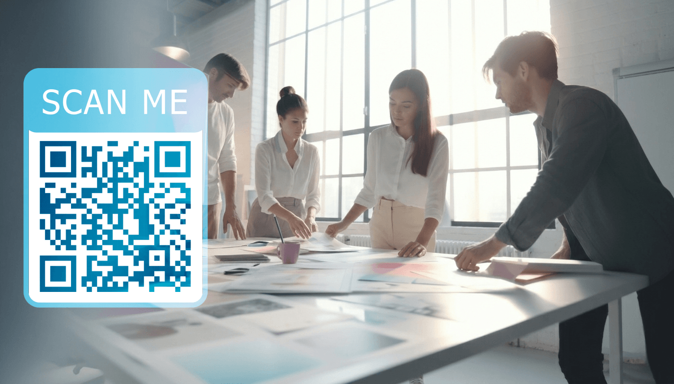 Business to business with QR codes