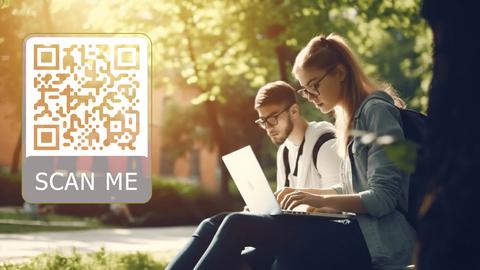 QR codes in distant education