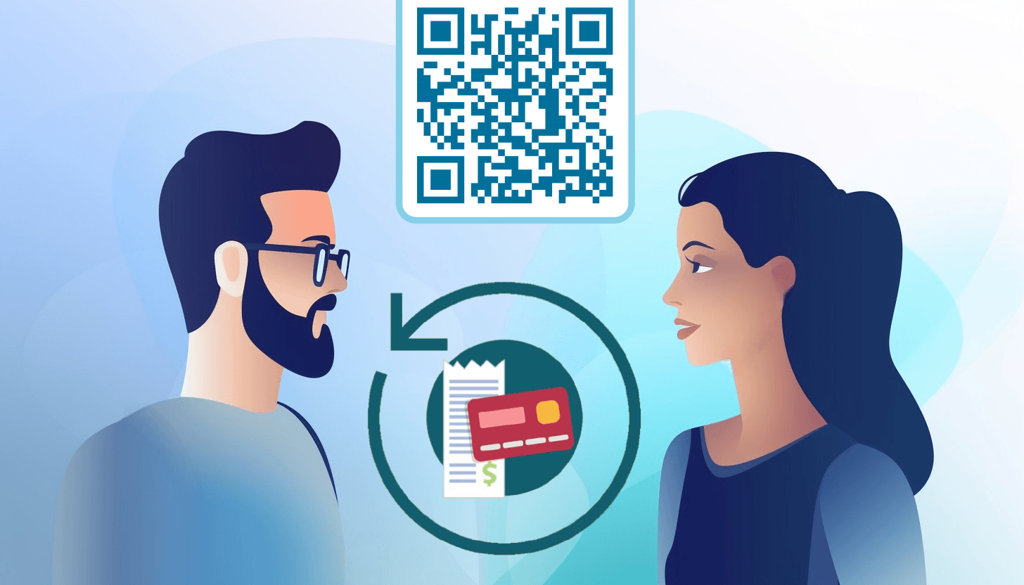 Repeat the purchase with a QR code