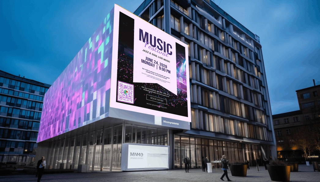 Event promotion with QR codes