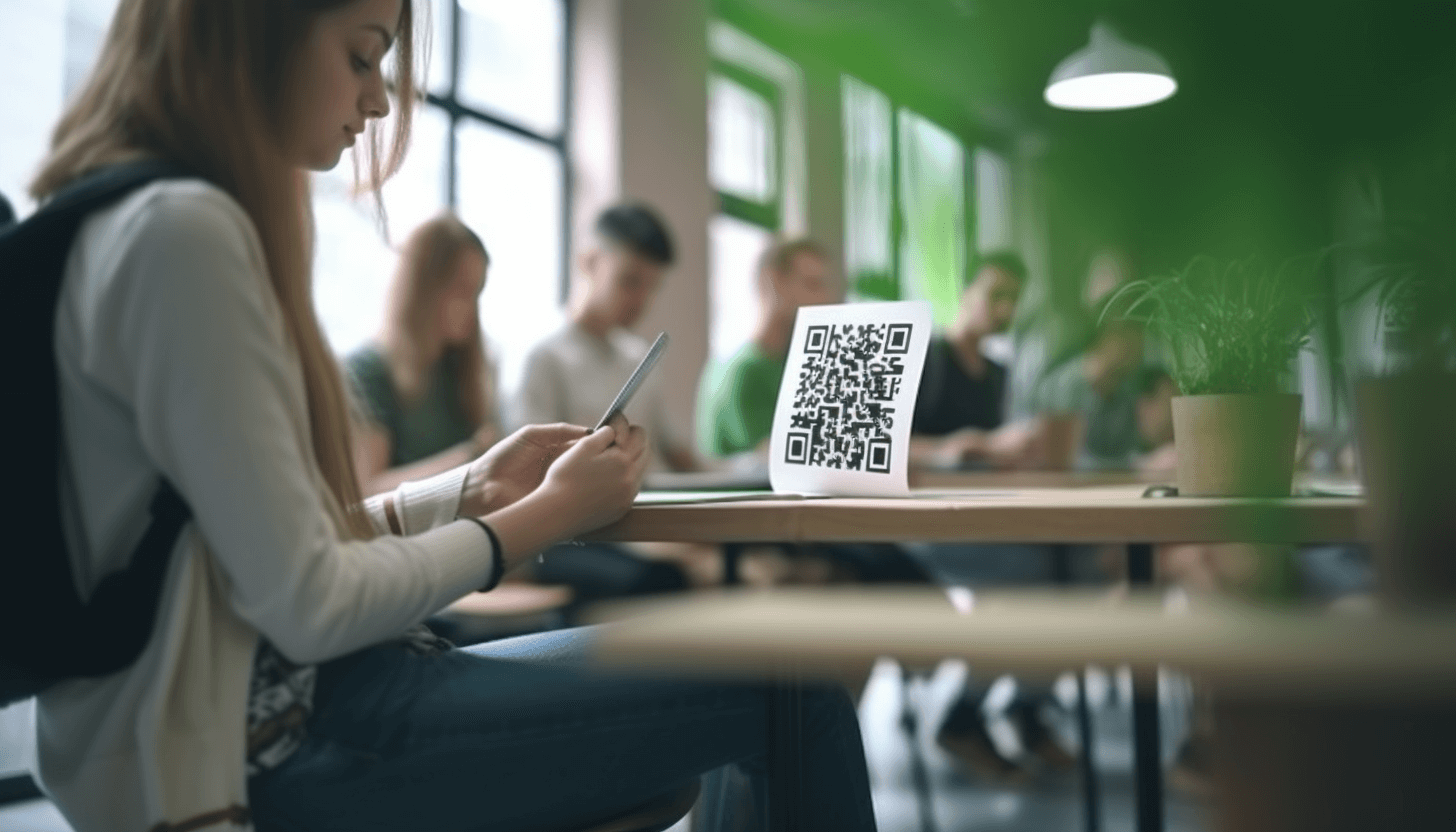 Folder to a QR code