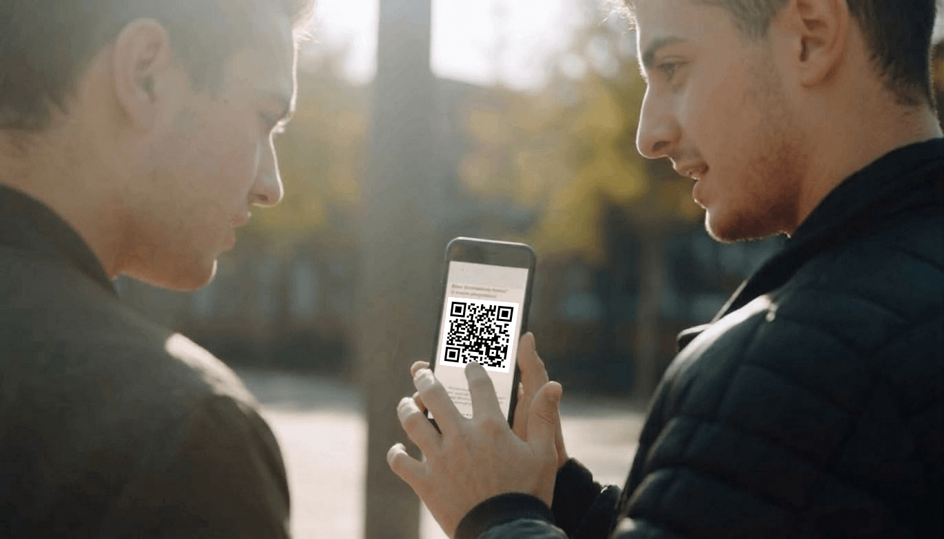 Scanning QR codes on images