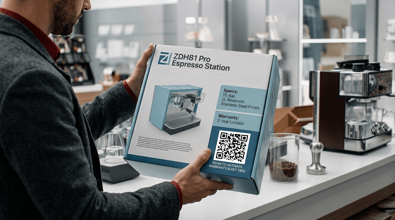 QR generator for cross-sales