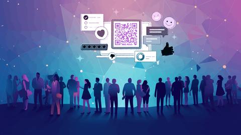 QR codes and networking