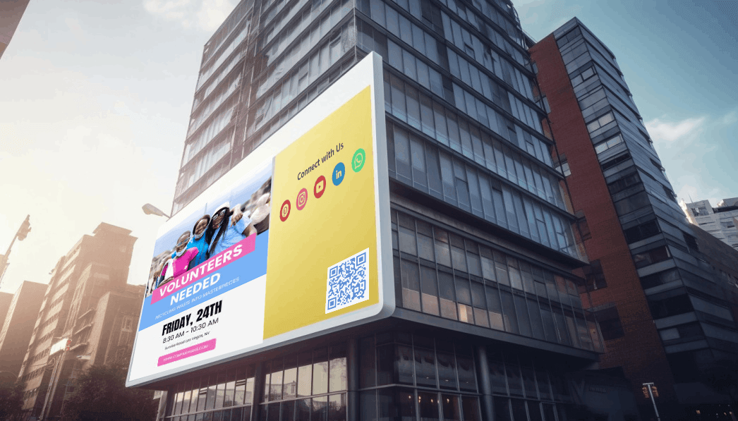 Ads mistakes with QR codes