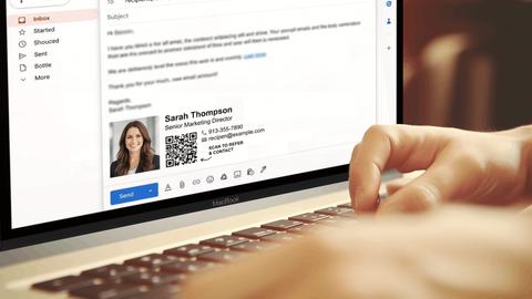 QR codes for emails