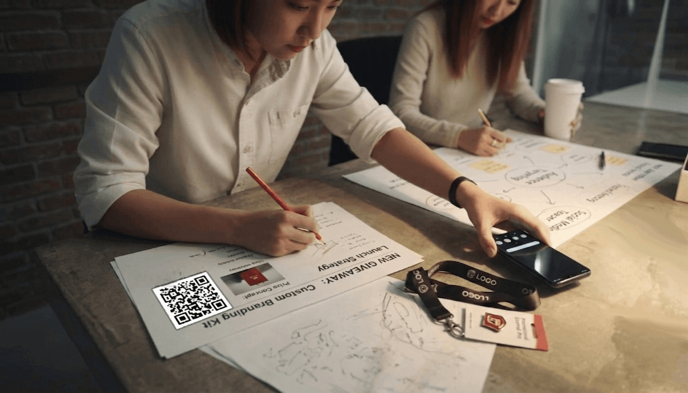 Promotions with QR codes