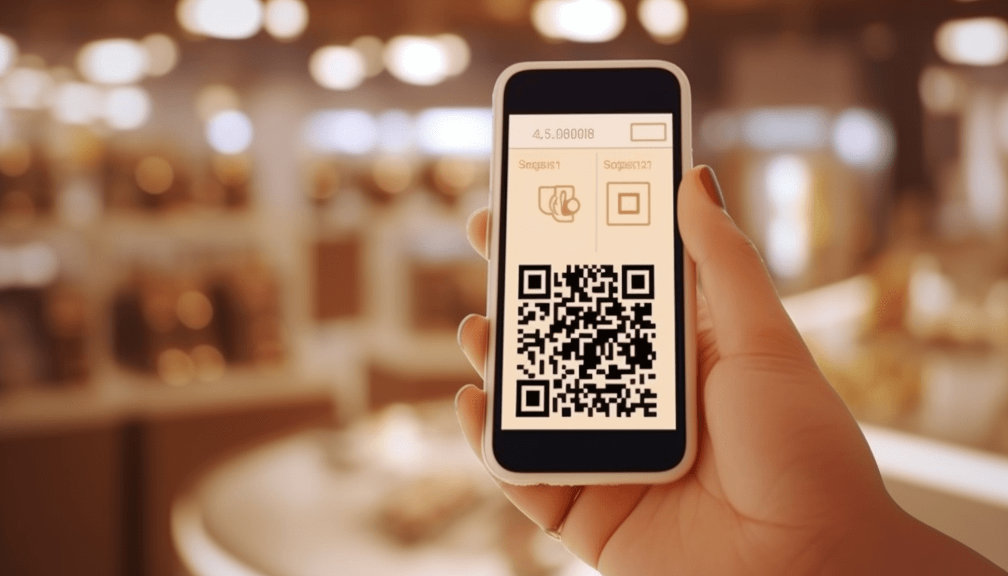 Location to a QR code