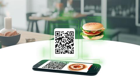 PDF menu to a QR code