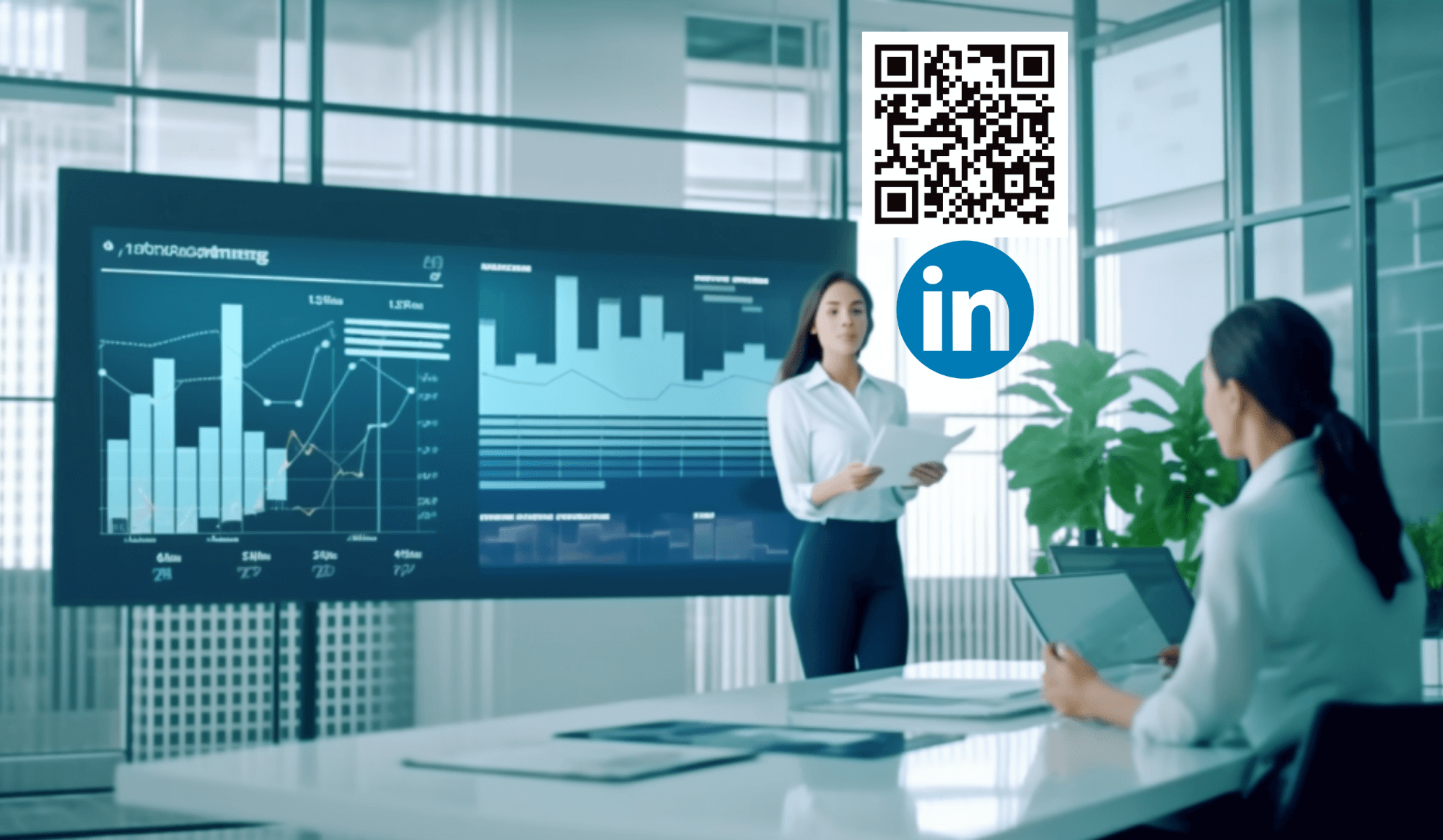 Generate a QR code for LinkedIn