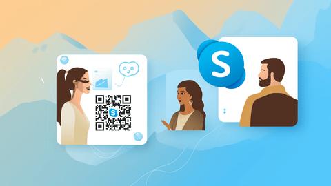 Make a free Skype QR code
